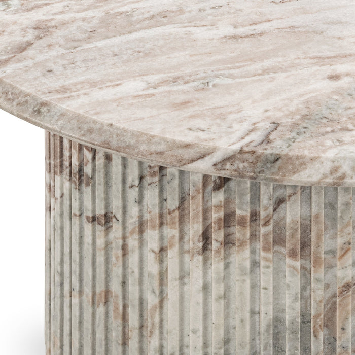 Classic Home - Nordens Marble Round Coffee Table - 51012105 - GreatFurnitureDeal