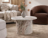 Classic Home - Nordens Marble Round Coffee Table - 51012105 - GreatFurnitureDeal