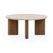Classic Home - Idella Travertine Round Coffee Table - 51012110 - GreatFurnitureDeal