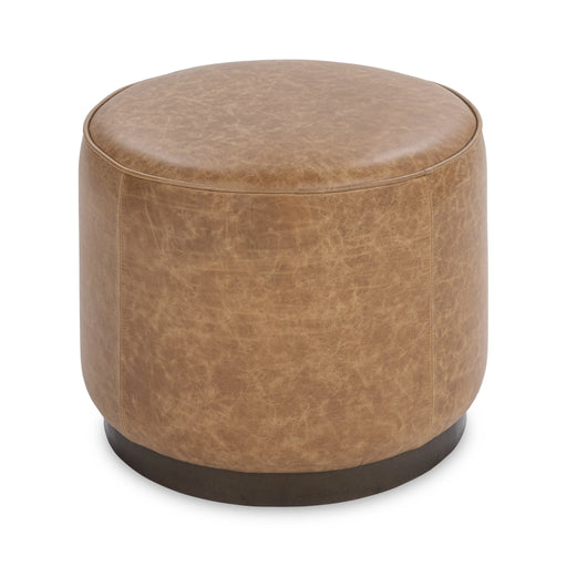 Classic Home - Clair 20" Round Ottoman in Sedona Brown - 51012113 - GreatFurnitureDeal