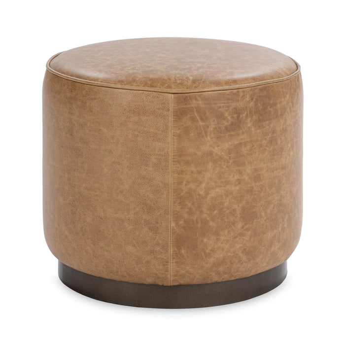 Classic Home - Clair 20" Round Ottoman in Sedona Brown - 51012113 - GreatFurnitureDeal