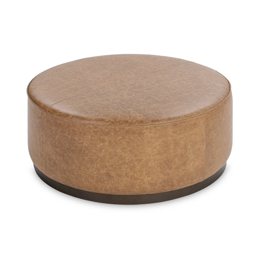 Classic Home - Clair Round Ottoman in Sedona Brown - 51012114 - GreatFurnitureDeal