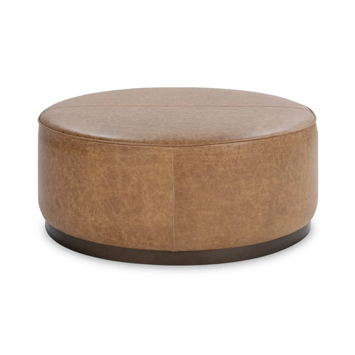 Classic Home - Clair Round Ottoman in Sedona Brown - 51012114 - GreatFurnitureDeal