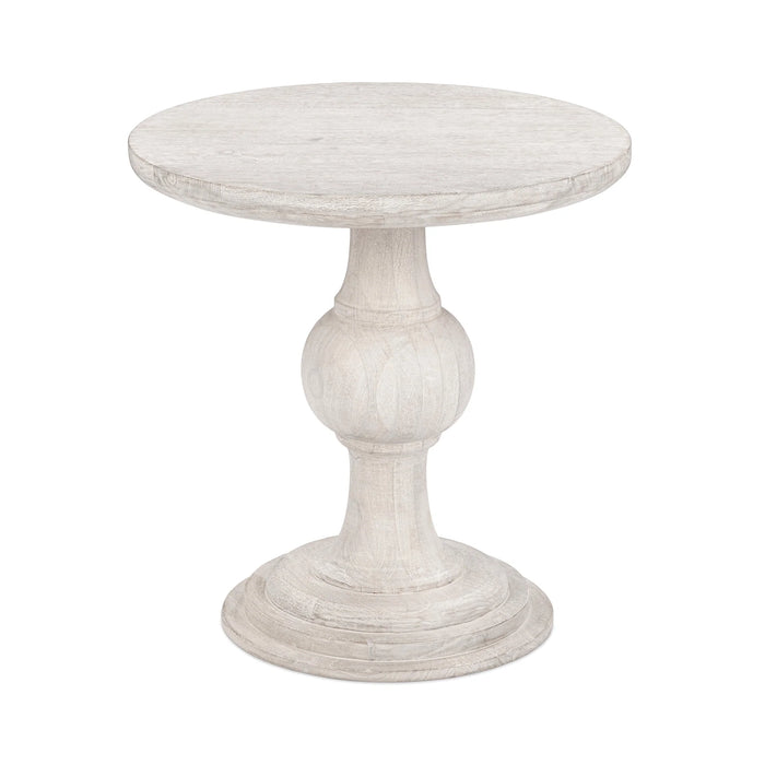 Classic Home - Hera Round End Table in Creamwood - 51012127