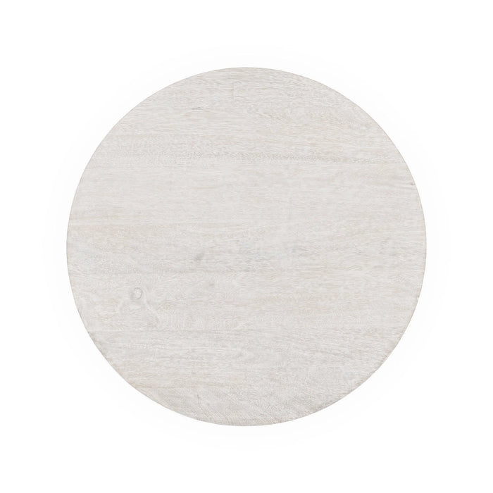 Classic Home - Hera Round End Table in Creamwood - 51012127