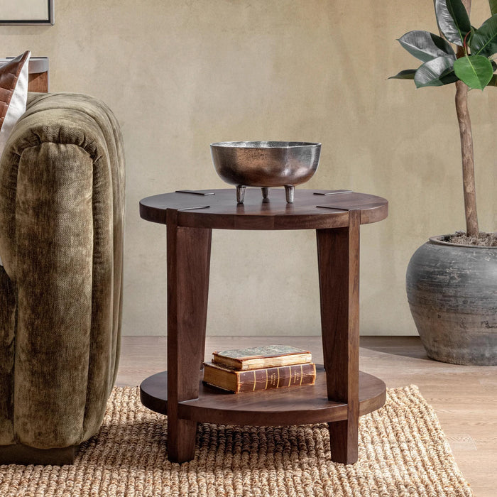 Classic Home - Alenna End Table in Tundra Brown - 51012131 - GreatFurnitureDeal
