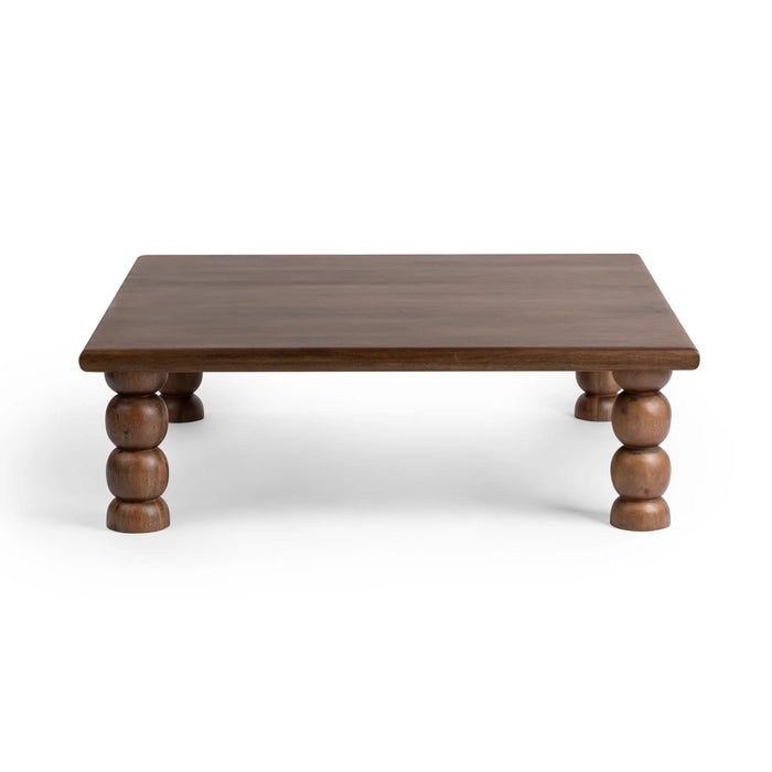 Classic Home - Adir 48" Square Coffee Table in Tundra Brown - 51012171