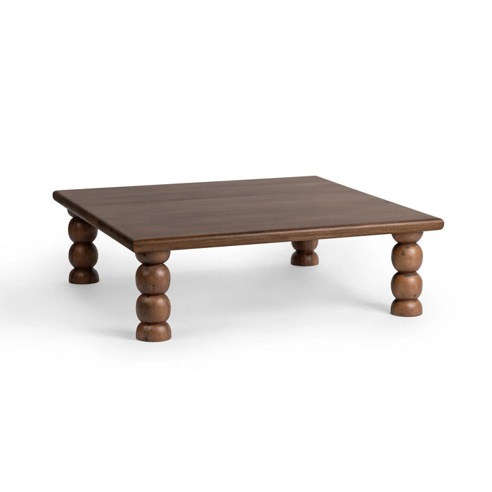 Classic Home - Adir 48" Square Coffee Table in Tundra Brown - 51012171
