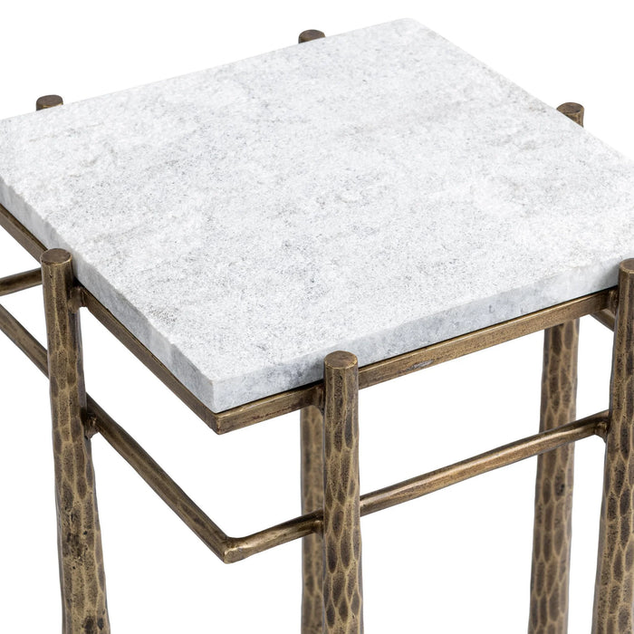 Classic Home - Jasmine End Table in Moonstone White - 51012194 - GreatFurnitureDeal
