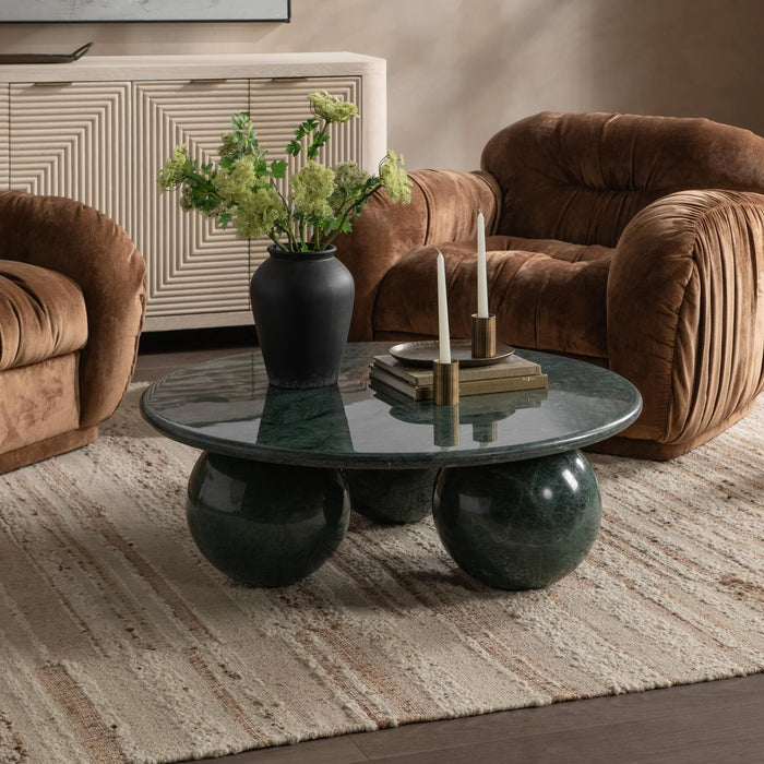 Classic Home - Castello Coffee Table in Forest Green - 51012202