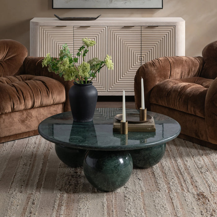 Classic Home - Castello Coffee Table in Forest Green - 51012202