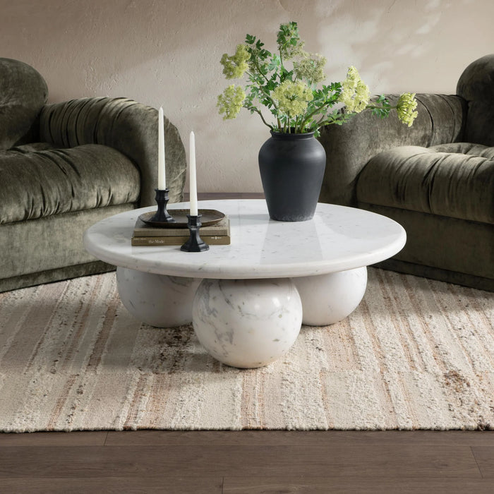 Classic Home - Castello Coffee Table in Atenea White - 51012203