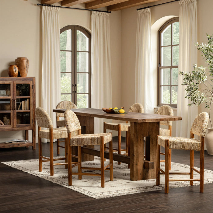 Classic Home - Mantova 104" Counter Table in Reclaimed Barnwood - 51012260