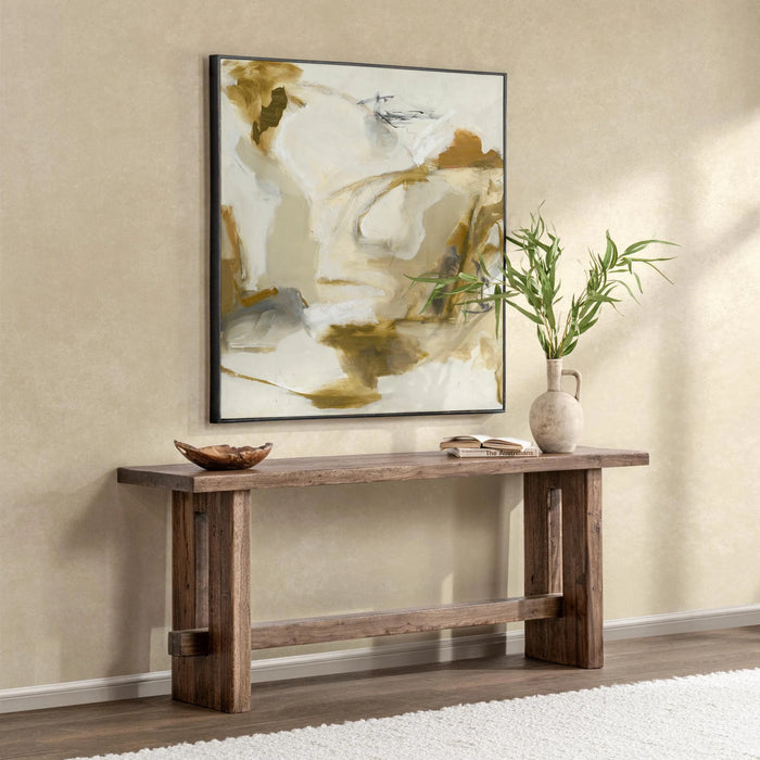 Classic Home - Mantova Console Table in Reclaimed Barnwood - 51012263