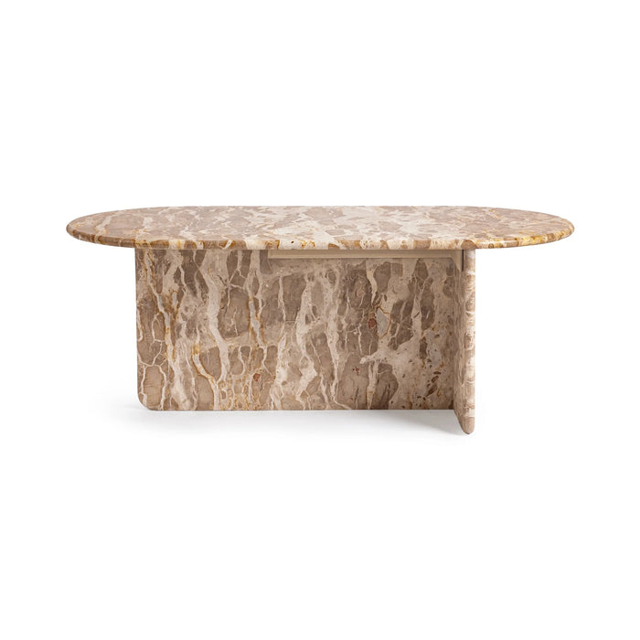 Classic Home - Jaylani Oval Coffee Table in Desert Drift - 51012269 - GreatFurnitureDeal