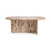 Classic Home - Jaylani Oval Coffee Table in Desert Drift - 51012269 - GreatFurnitureDeal