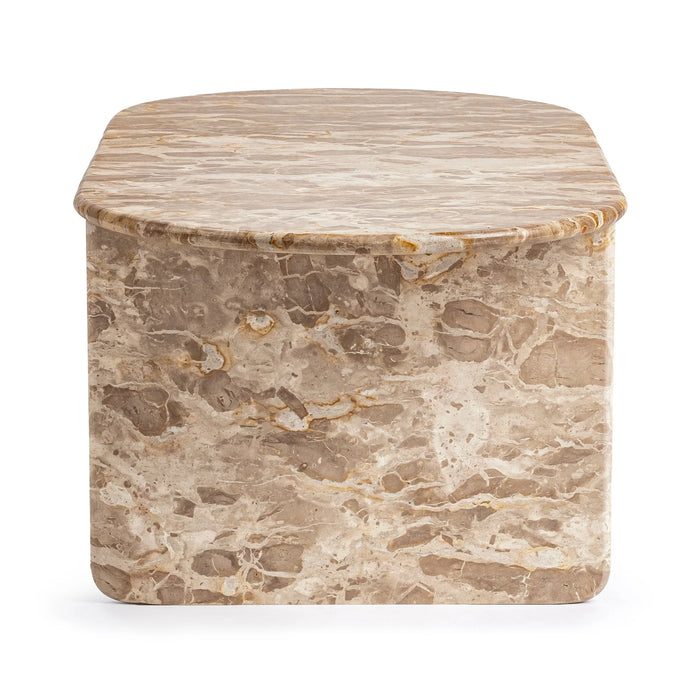 Classic Home - Jaylani Oval Coffee Table in Desert Drift - 51012269 - GreatFurnitureDeal