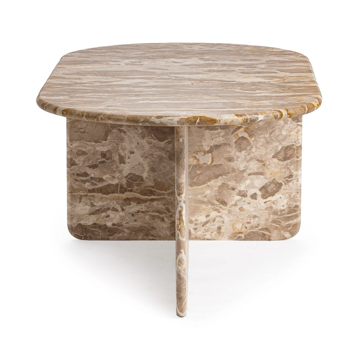 Classic Home - Jaylani Oval Coffee Table in Desert Drift - 51012269 - GreatFurnitureDeal