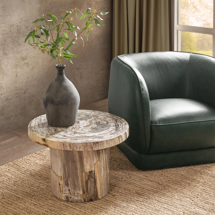 Classic Home - Janelle Accent Table in Sepia Vein - 51020030