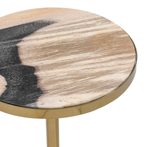 Classic Home - Jordyn Small Accent Table in Molten Husk - 51020033 - GreatFurnitureDeal