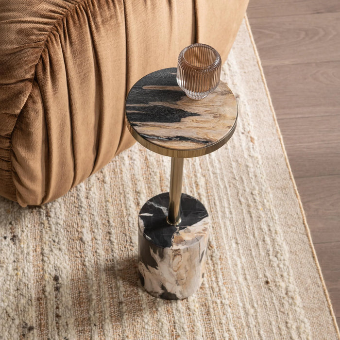 Classic Home - Jordyn Small Accent Table in Molten Husk - 51020033 - GreatFurnitureDeal