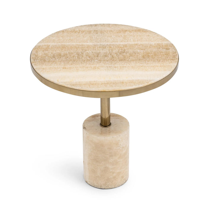 Classic Home - Jordyn Large Accent Table in Champagne - 51020048