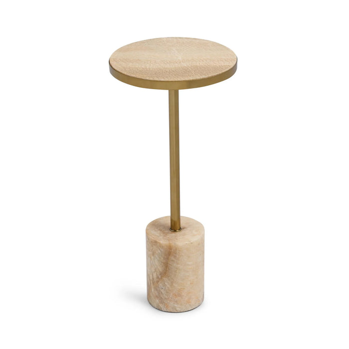 Classic Home - Jordyn Medium Accent Table in Champagne - 51020049