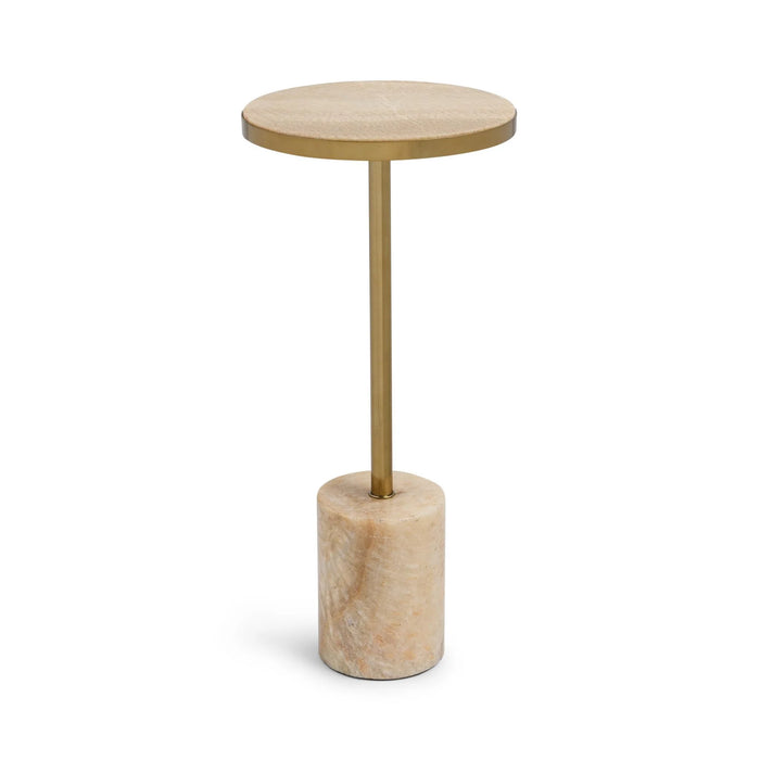 Classic Home - Jordyn Medium Accent Table in Champagne - 51020049