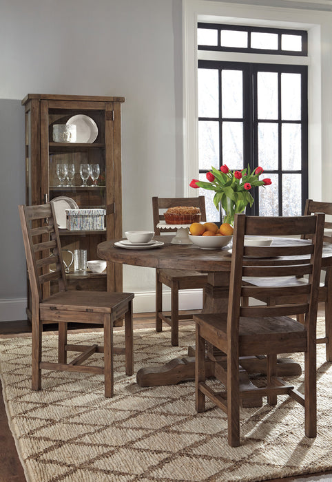 Classic Home Furniture - Caleb 55" Round Dining Table Desert Gray - 51030183 - GreatFurnitureDeal