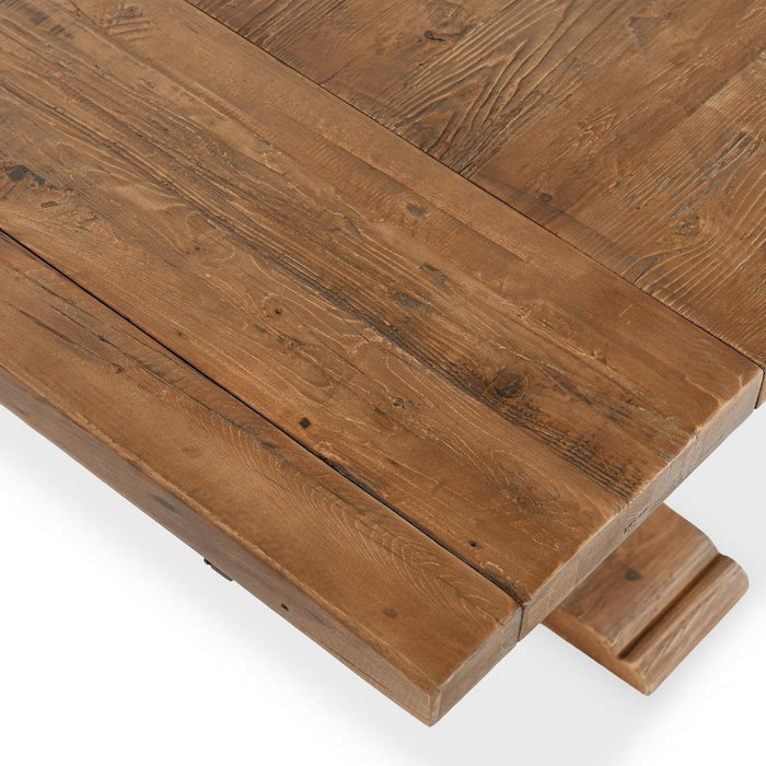 Classic Home - Alexander Solid Wood Extending Dining Table - Brown - 51030296 - GreatFurnitureDeal