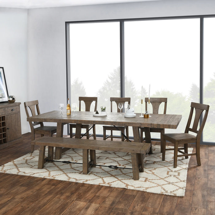Tuscany Reclaimed - Pine 106” Extension Dining Table - 51030814 - GreatFurnitureDeal