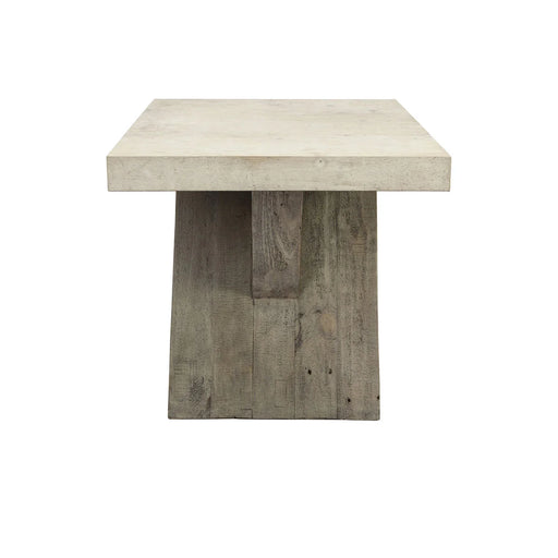 Classic Home - Durant End Table in Antique White/Distressed Gray - 51030950 - GreatFurnitureDeal