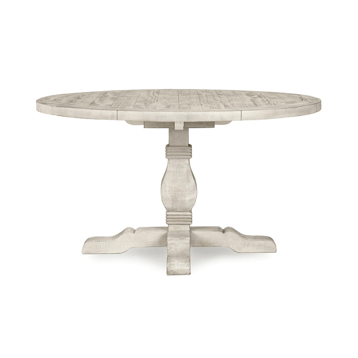 Kosas Home - Caleb 55" Round Dining Table Nordic Ivory - 51031088 - GreatFurnitureDeal