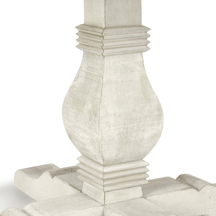 Kosas Home - Caleb 55" Round Dining Table Nordic Ivory - 51031088 - GreatFurnitureDeal