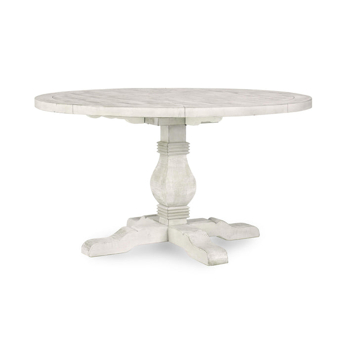 Kosas Home - Caleb 55" Round Dining Table Nordic Ivory - 51031088 - GreatFurnitureDeal