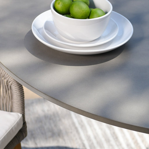 Classic Home - Tulip 47" Outdoor Concrete Dining Table - 51031161 - GreatFurnitureDeal