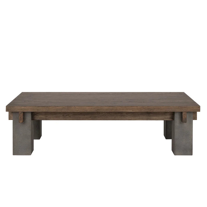Classic Home - Dallas 66" Coffee Table Antique - 51031315 - GreatFurnitureDeal