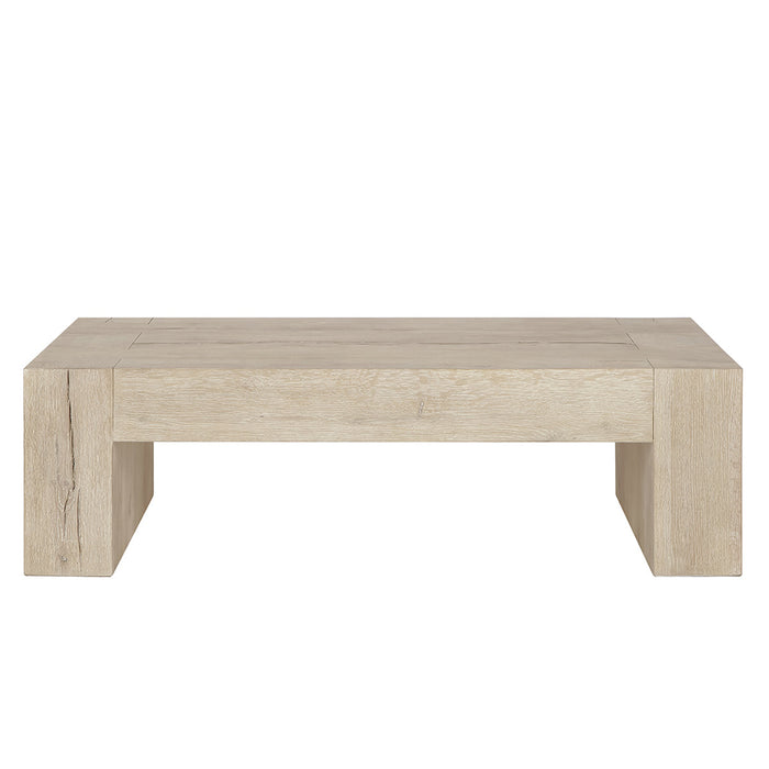 Classic Home - Bristol 60" Coffee Table White - 51031345 - GreatFurnitureDeal