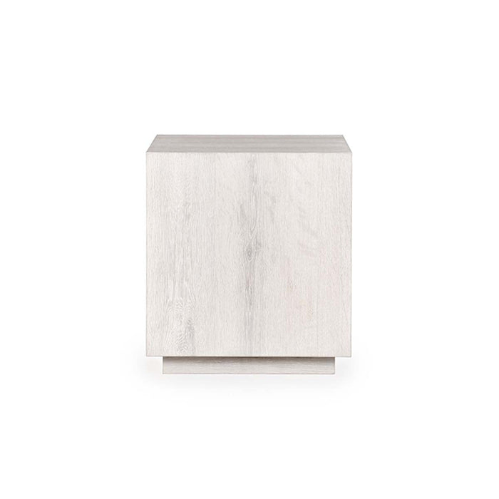 Classic Home - Layne 20" Square End Table White Wash - 51031403 - GreatFurnitureDeal