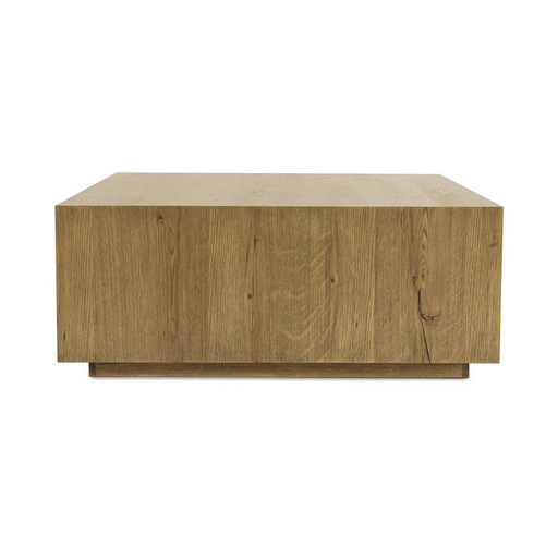 Classic Home - Layne Solid Wood Square Coffee Table w Casters - Light Brown - 51031404 - GreatFurnitureDeal