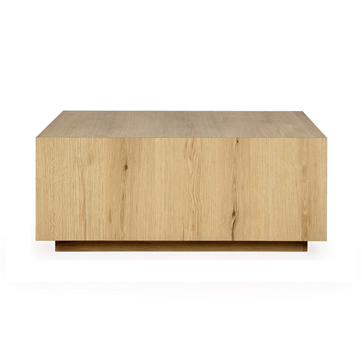 Classic Home - Layne Solid Wood Square Coffee Table w Casters - True Natural - 51031406 - GreatFurnitureDeal