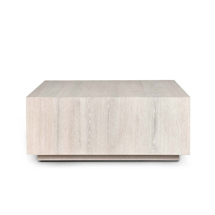 Classic Home - Layne 42" Square Coffee Table White Wash - 51031407 - GreatFurnitureDeal