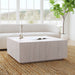 Classic Home - Layne Solid Wood Square Coffee Table w Casters - Milk White - 51031407 - GreatFurnitureDeal