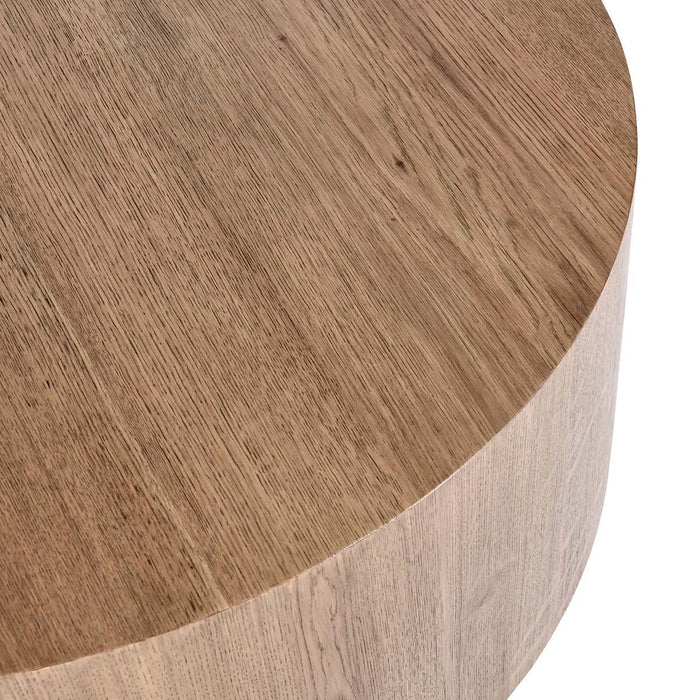 Classic Home - Layne 42" Round Coffee Table Light Brown - 51031408 - GreatFurnitureDeal