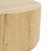 Classic Home - Layne Solid Wood Round Coffee Table with Casters - True Natural - 51031410 - GreatFurnitureDeal