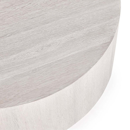 Classic Home - Layne 42" Round Coffee Table White Wash - 51031411 - GreatFurnitureDeal