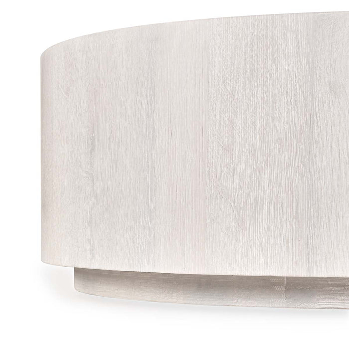 Classic Home - Layne 42" Round Coffee Table White Wash - 51031411 - GreatFurnitureDeal