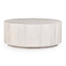 Classic Home - Layne 42" Round Coffee Table White Wash - 51031411 - GreatFurnitureDeal