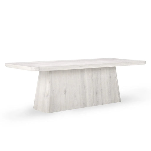 Classic Home - Orlando 95" Dining Table in Whitewash Finish - 51031418 - GreatFurnitureDeal