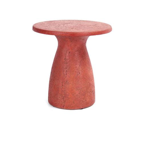 Classic Home - Collins 16" Outdoor Accent Table in Rust - 51031456 - GreatFurnitureDeal